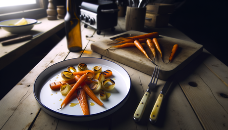 Grilled Norwegian Carrots and Fennel with Honey Glaze