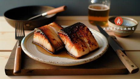 Japanese Miso Black Cod on Arteflame Grill