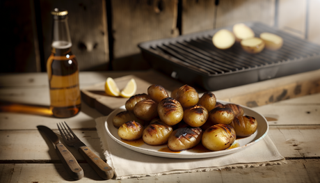 Danish Grilled Duck Fat Potatoes