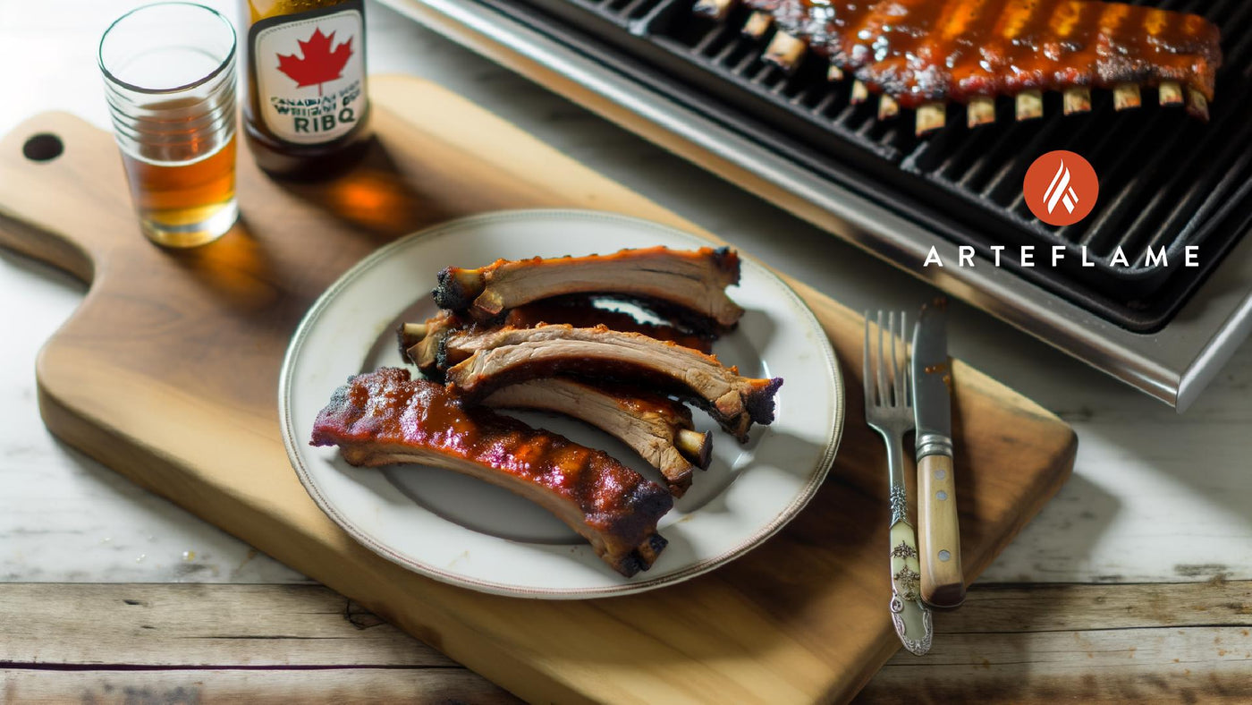 Canadian Whiskey BBQ Ribs on the Arteflame Grill