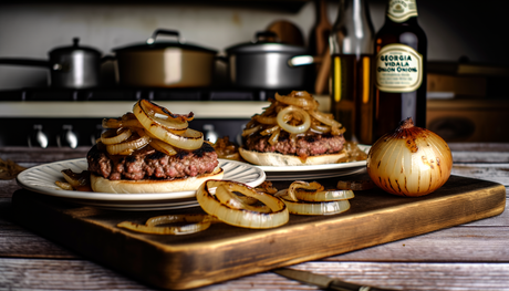 Georgia Vidalia Onion Burgers on the Arteflame Grill