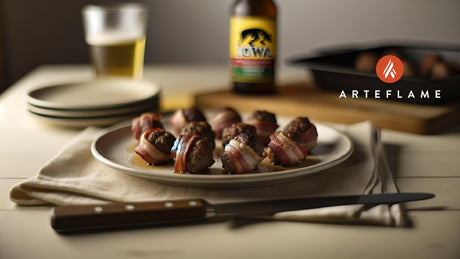 Iowa Bacon-Wrapped Meatballs on the Arteflame Grill
