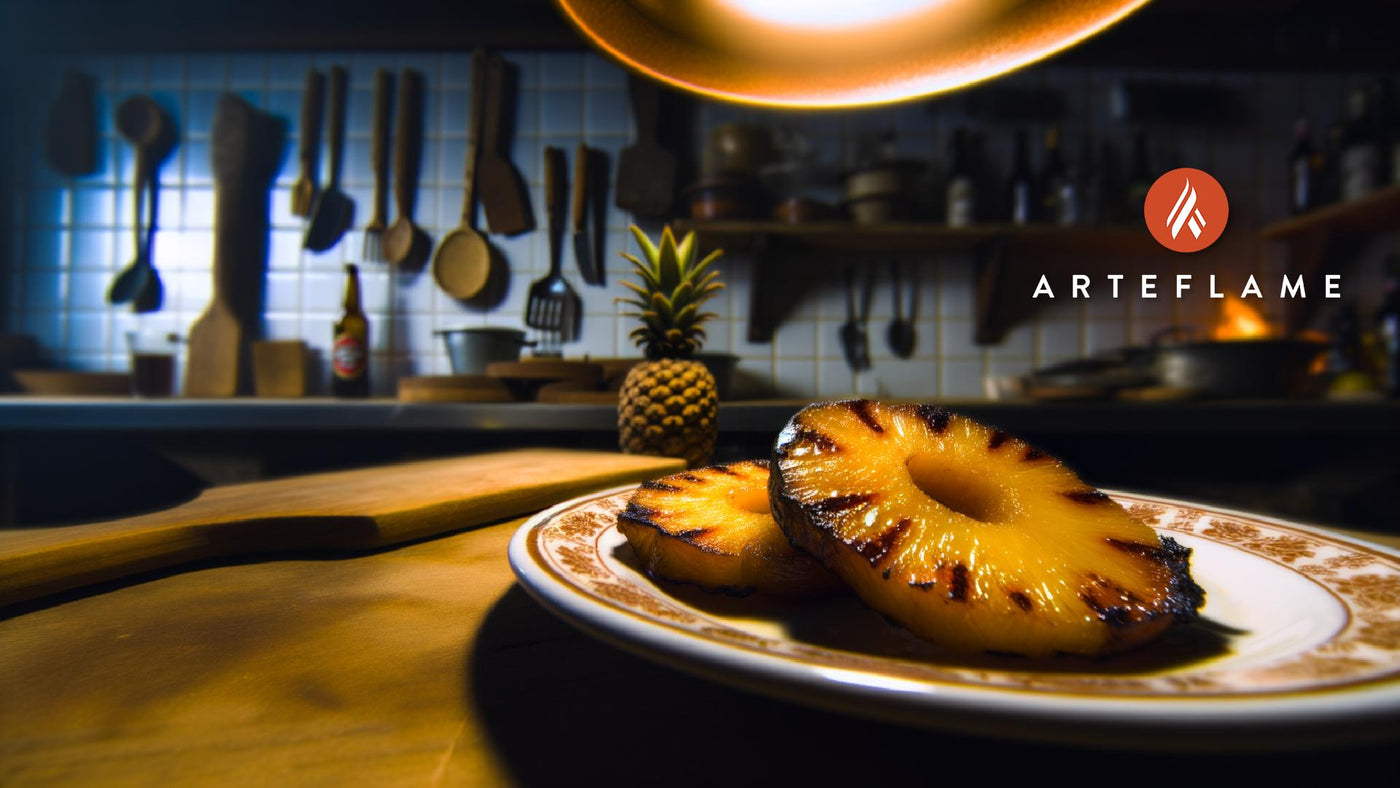 Portuguese Grilled Pineapple with Brown Sugar