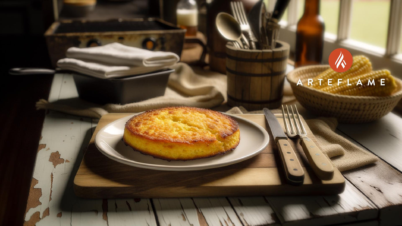 Florida Crispy Grilled Cornbread