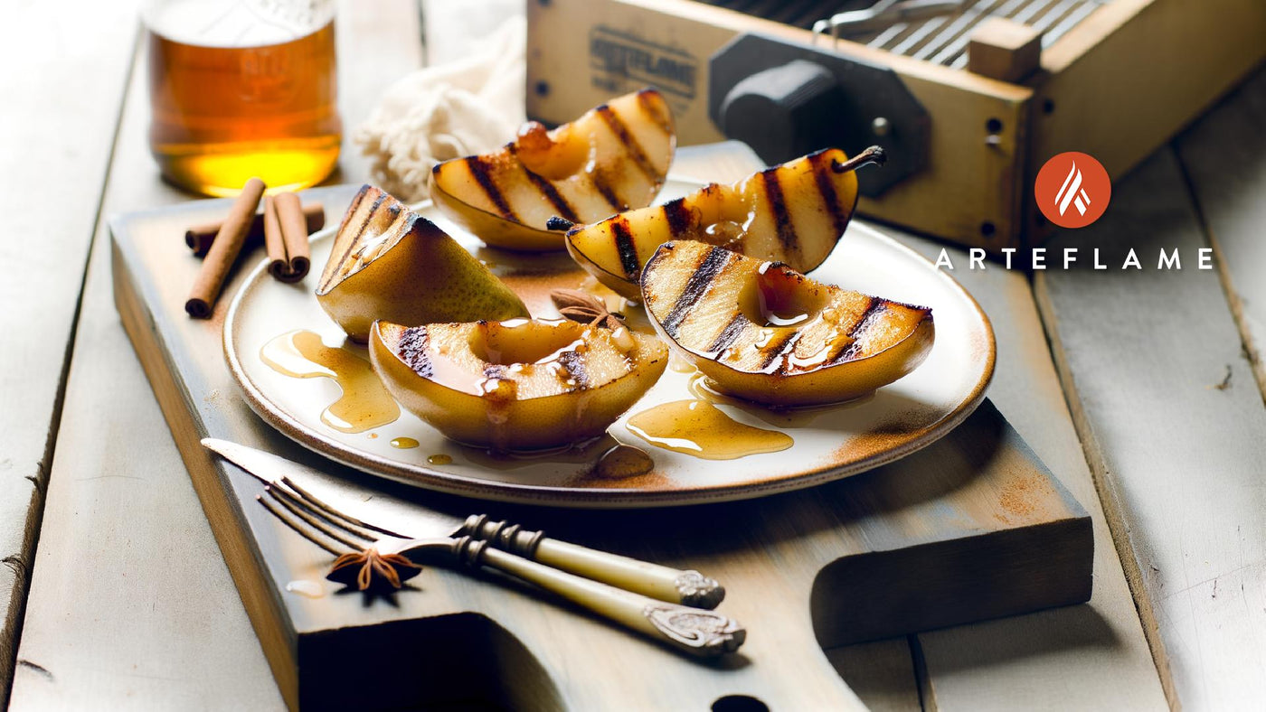 Canadian Grilled Pears with Cinnamon and Honey