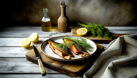 Scottish Hot Smoked Trout with Lemon and Dill