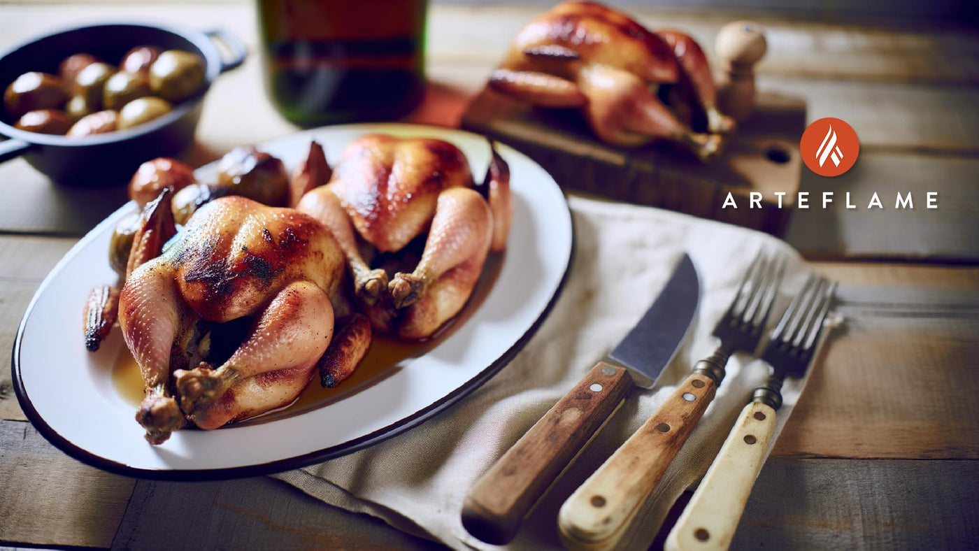 Delaware Smoked Cornish Game Hens on Arteflame
