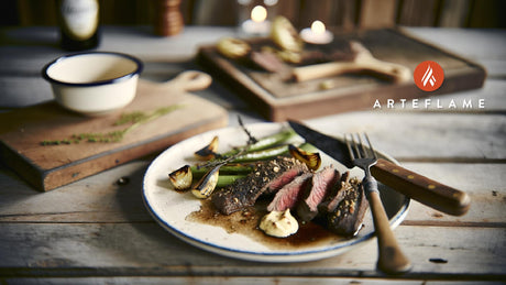 Swedish Grilled Reindeer Steak with Juniper Butter