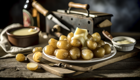 Smoky Swiss Raclette Potatoes on the Arteflame Grill