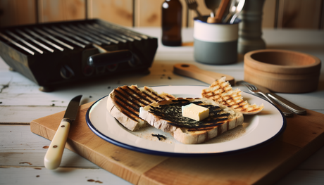 Welsh Grilled Sourdough with Laverbread Butter