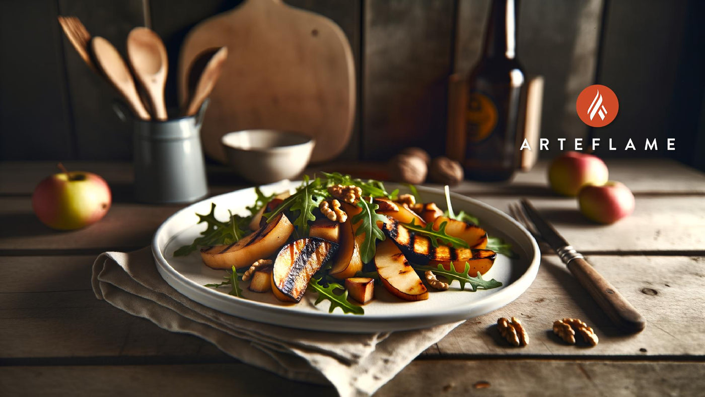 Swedish Grilled Parsnip and Apple Salad