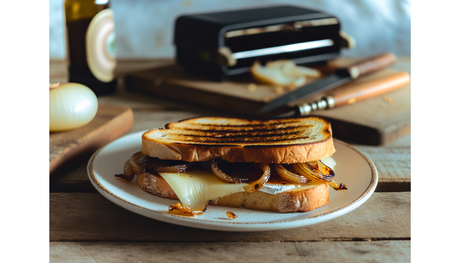 Norwegian Caramelized Onion and Brie Grilled Sandwich