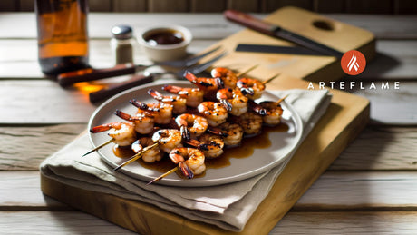 Massachusetts Maple BBQ Shrimp Skewers