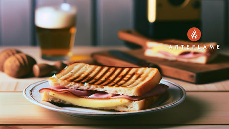 Belgian Smoked Gouda and Ham Panini on Arteflame