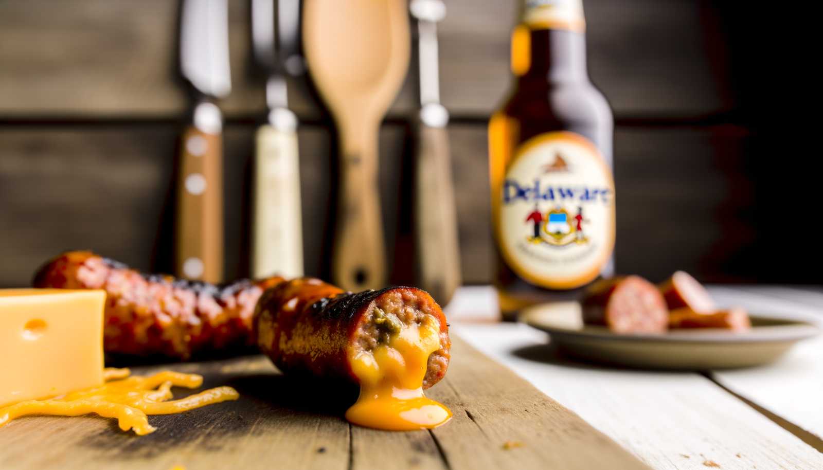 Delaware Grilled Jalapeño Cheddar Sausage