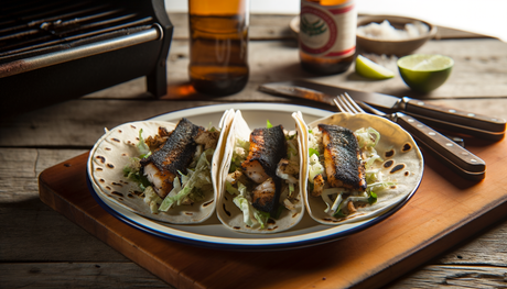 Connecticut Blackened Bluefish Tacos on the Arteflame