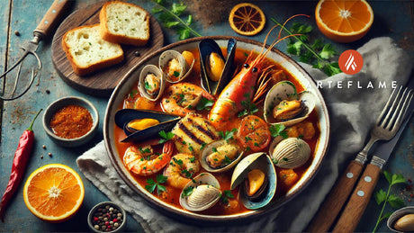 Grilled Bouillabaisse with Smoky Seafood on the Arteflame