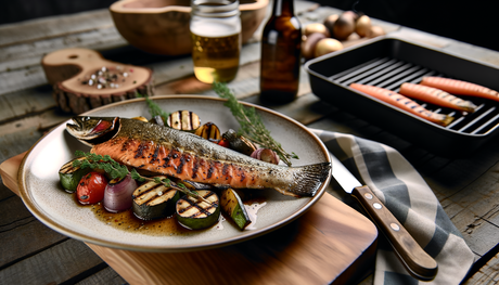 Alaska Campfire-Grilled Steelhead Trout Recipe