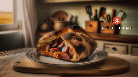 Portuguese Grilled Chouriço Stuffed Bread