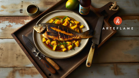Mango-Glazed Grilled Florida Snapper on Arteflame Grill