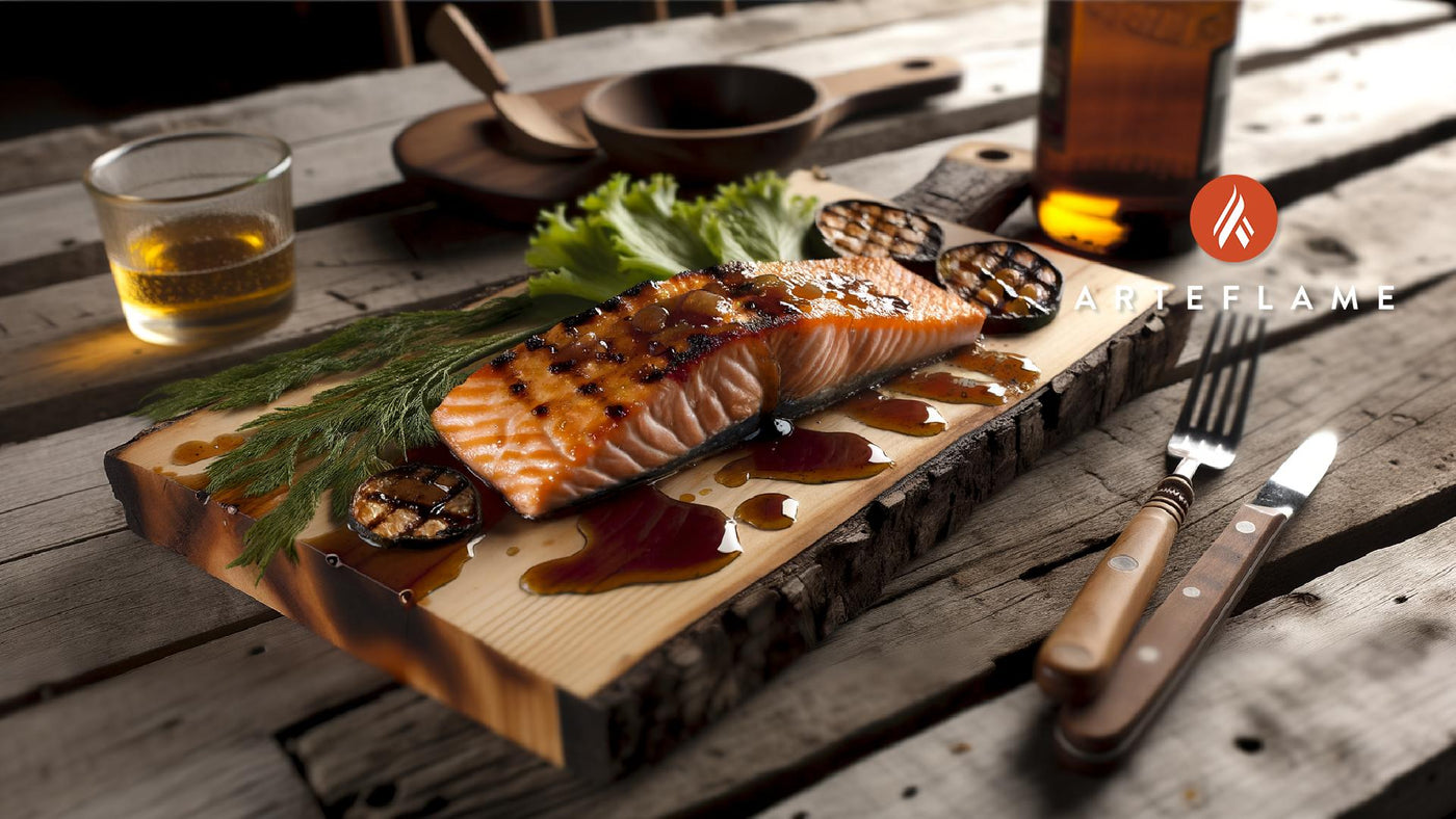 Massachusetts Maple Planked Salmon on the Arteflame Grill