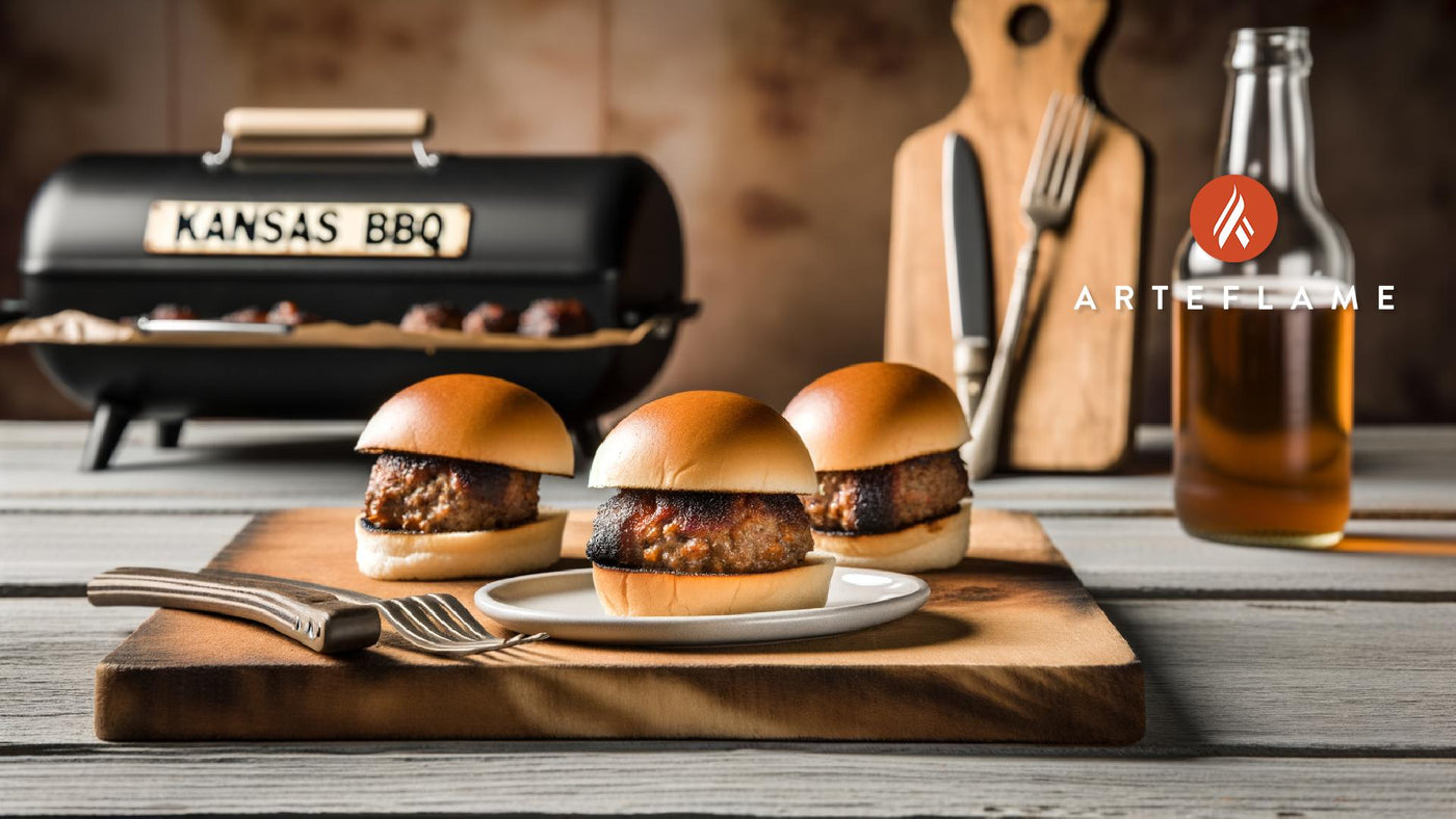 Kansas BBQ Meatloaf Sliders on the Arteflame Grill