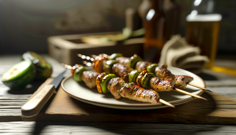 Florida Gator Tail Skewers - Grilled to Perfection