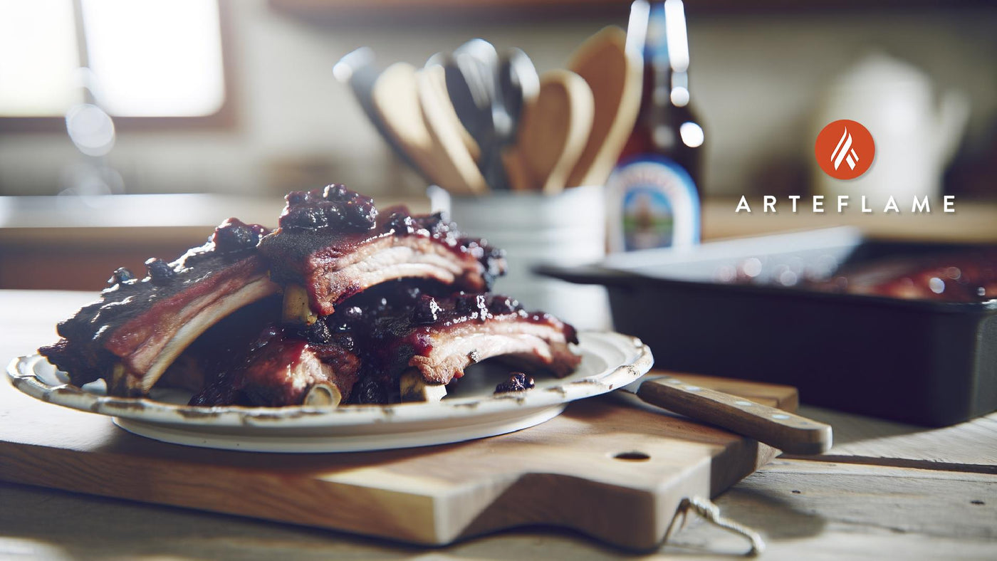 Minnesota Blueberry BBQ Ribs on the Arteflame Grill