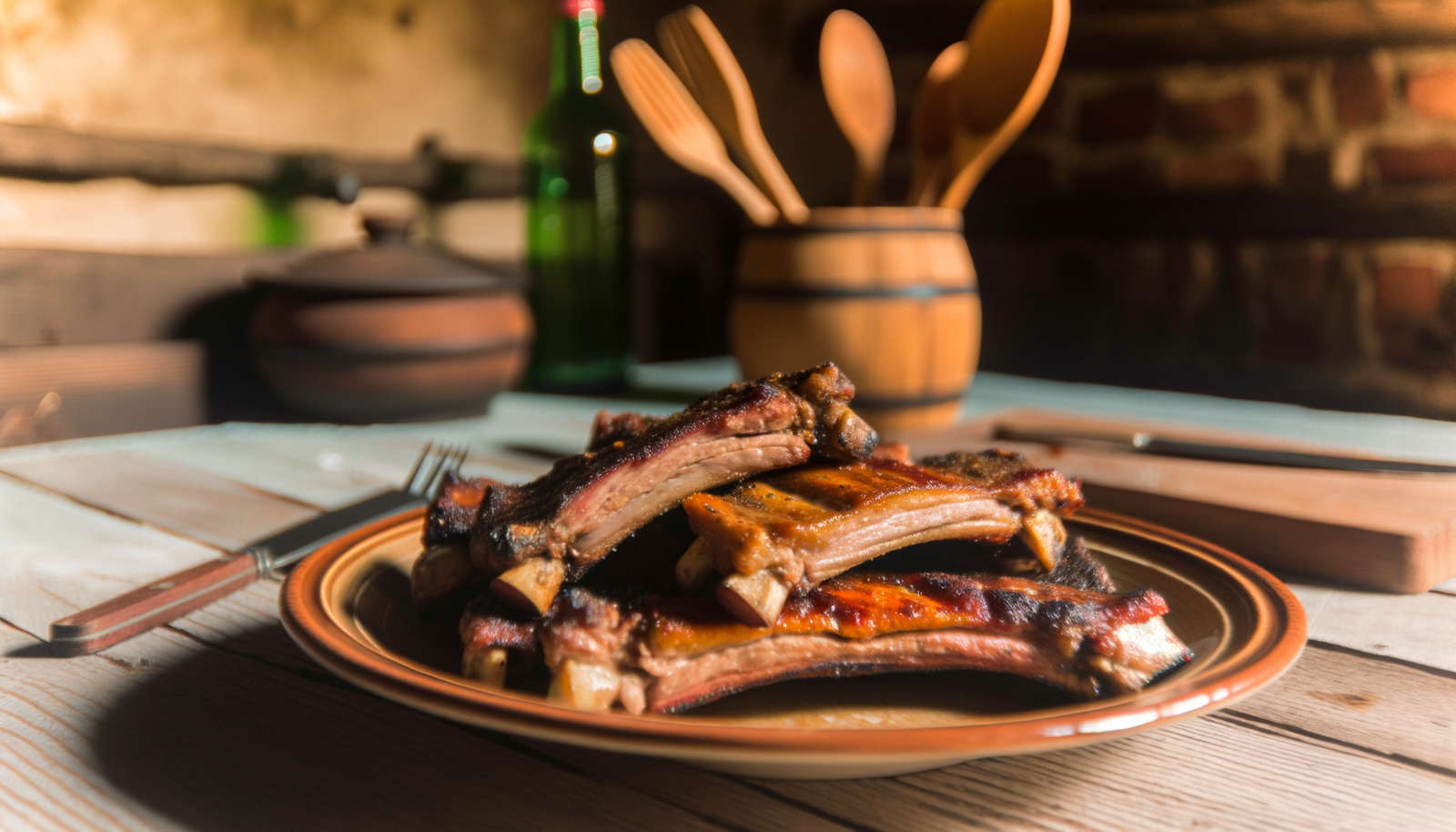 Grilled Polish Spiced Pork Ribs