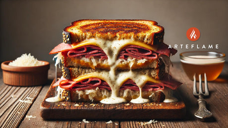 Grilled Reuben Sandwich on the Arteflame