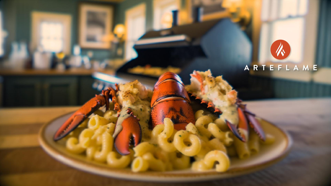 Rhode Island Grilled Lobster Mac and Cheese