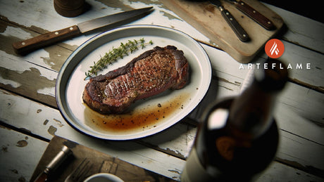 Swedish Ribeye with Juniper Rub on Arteflame Grill