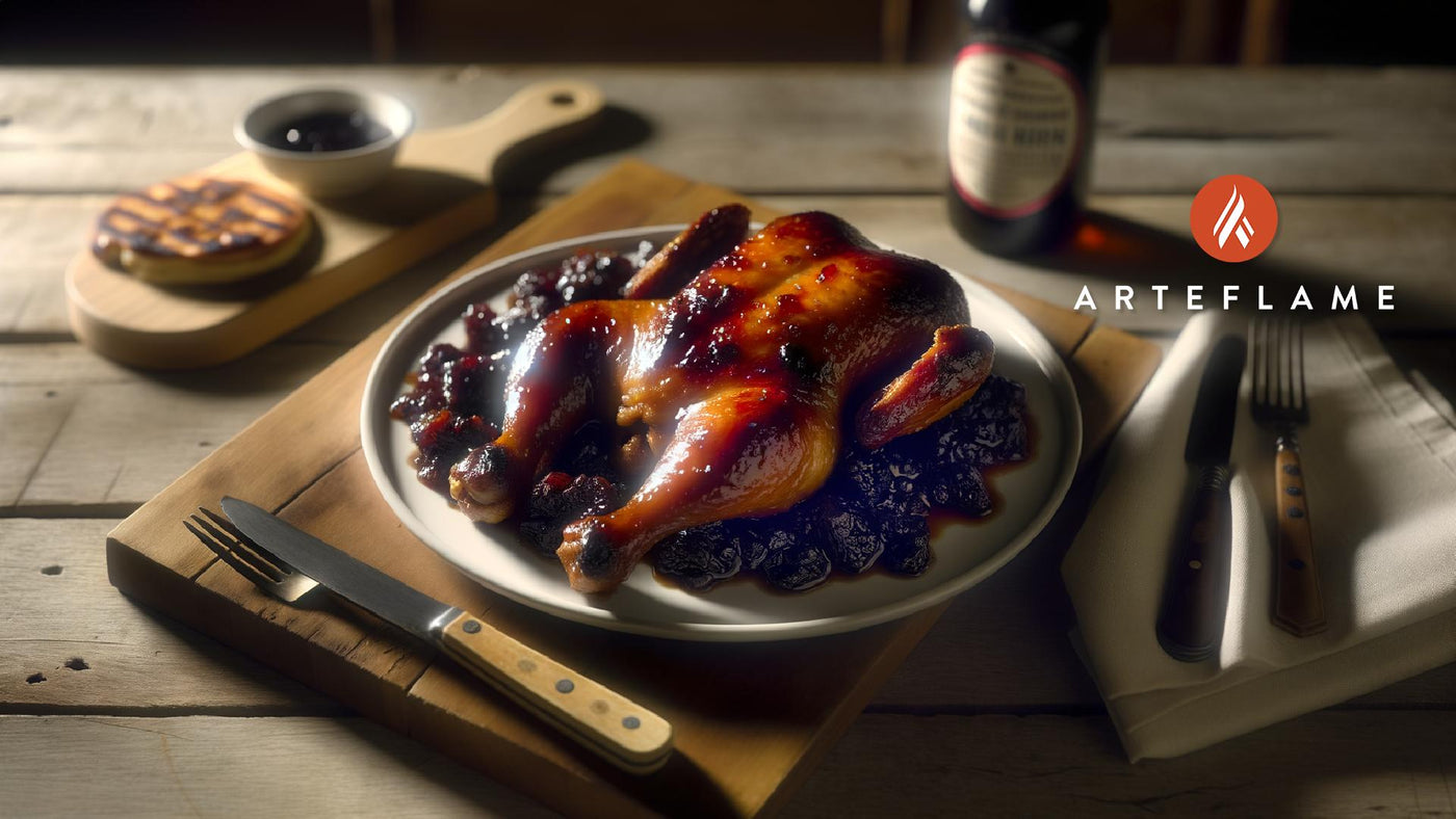 Minnesota Blackberry Bourbon Glazed Chicken