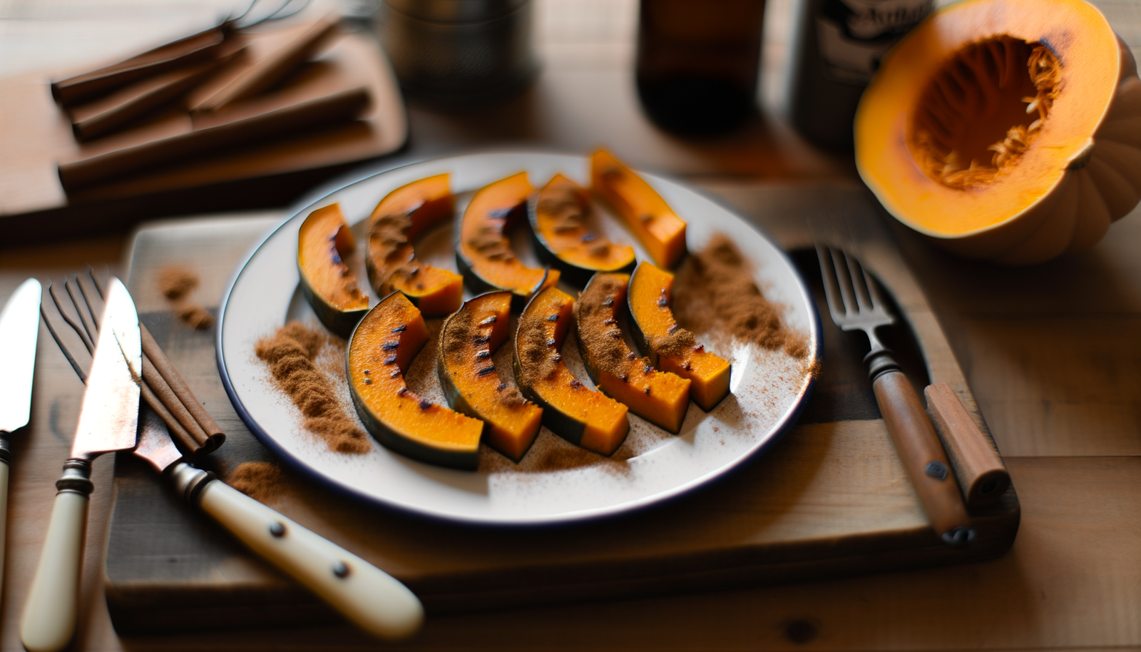 Arkansas Grilled Pumpkin Slices with Cinnamon