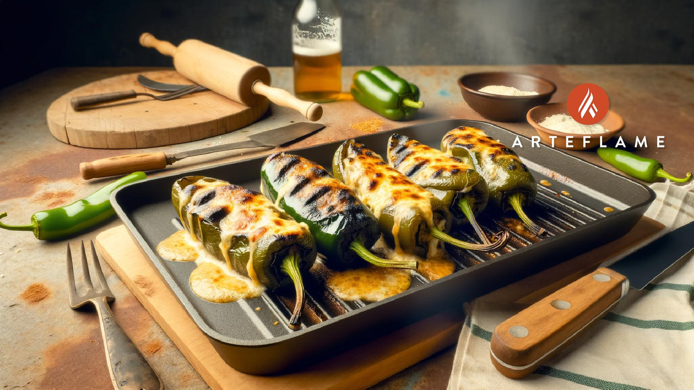 Utah Mesquite Cheese-Stuffed Poblanos