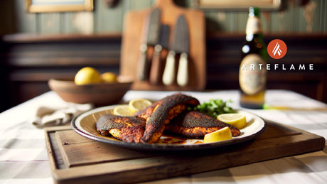 Louisiana Blackened Cajun Catfish on the Arteflame Grill