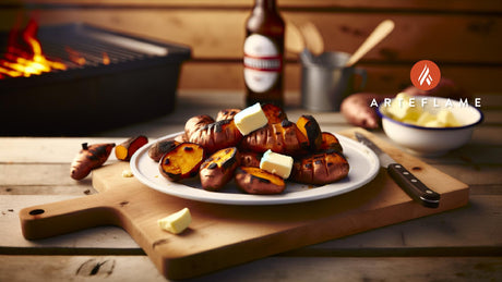 Norwegian Fire-Charred Sweet Potatoes with Butter
