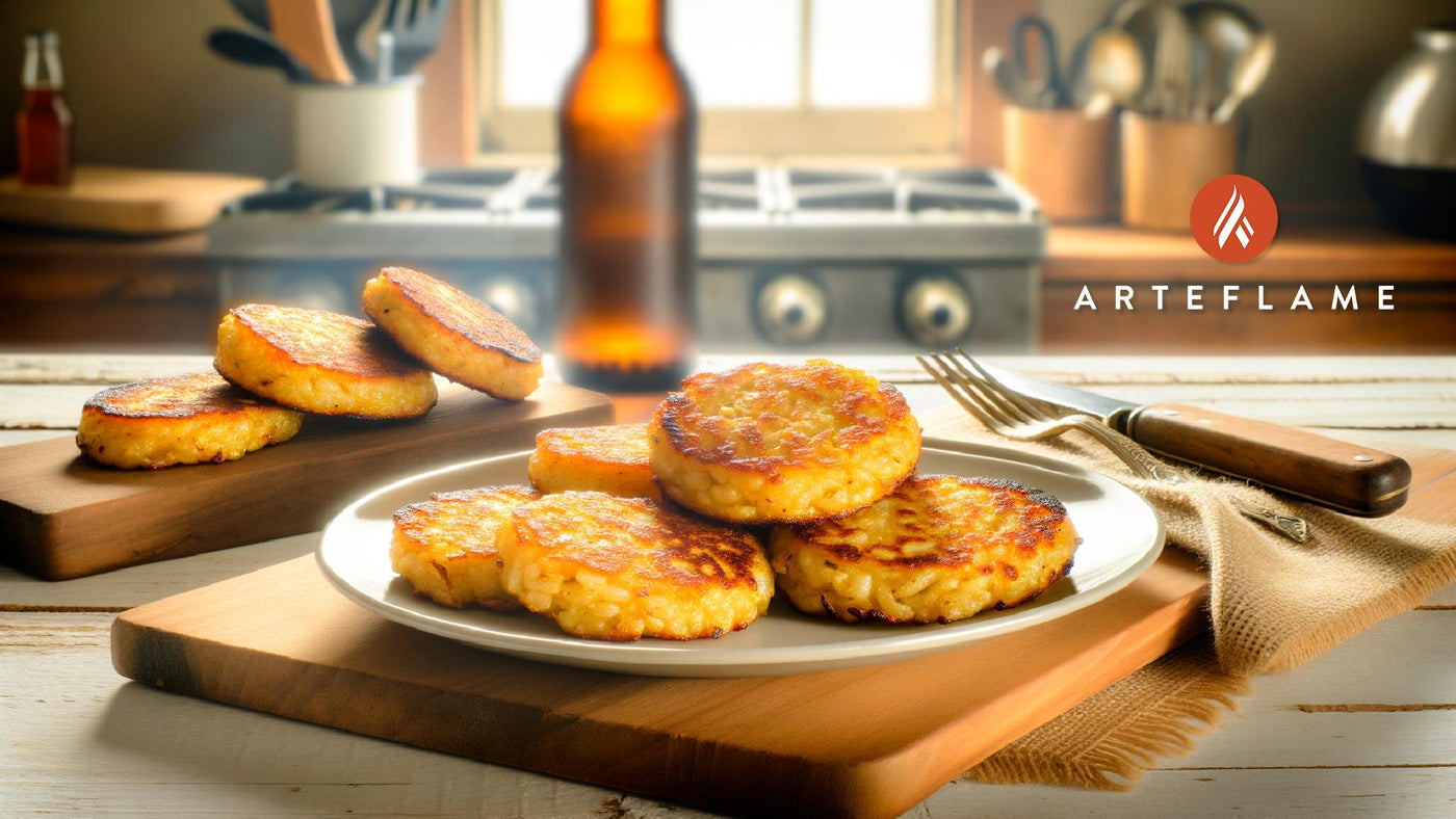 Grilled South Carolina Gold Rice Cakes