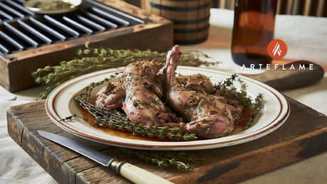 Seared Rabbit with Finnish Herbs on Arteflame Grill