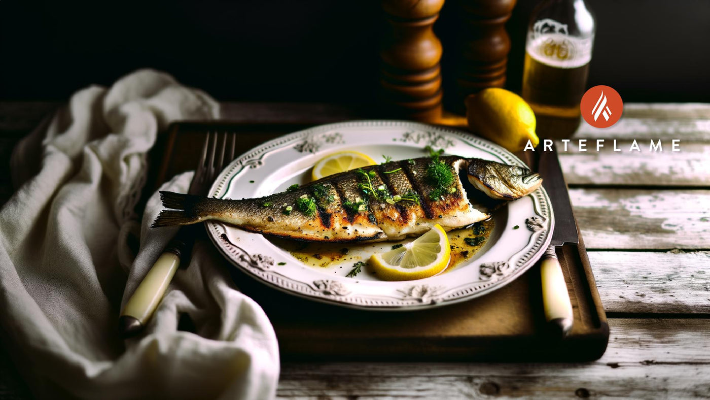 Grilled Michigan Whitefish with Lemon & Herbs