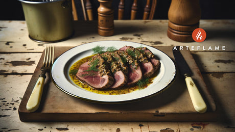 Swedish Mustard and Dill Marinated Ham Steaks