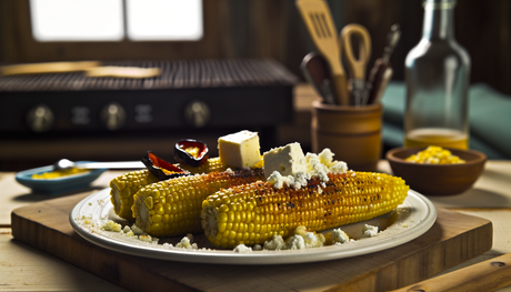 Arizona Hatch Chile Grilled Corn