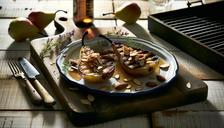 Austrian Grilled Elderflower Pears