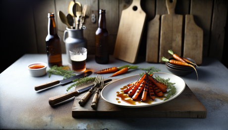 Indiana Maple Glazed Grilled Carrots