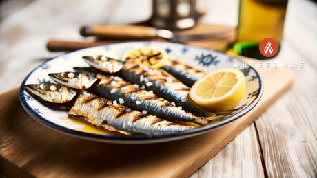 Portuguese Grilled Sardines with Lemon