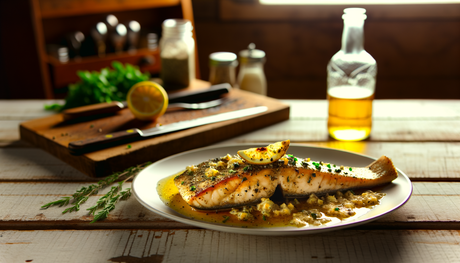 Kansas Grilled Catfish with Lemon Herb Butter