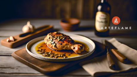 Austrian Styrian Pumpkin Seed Oil Chicken on Arteflame