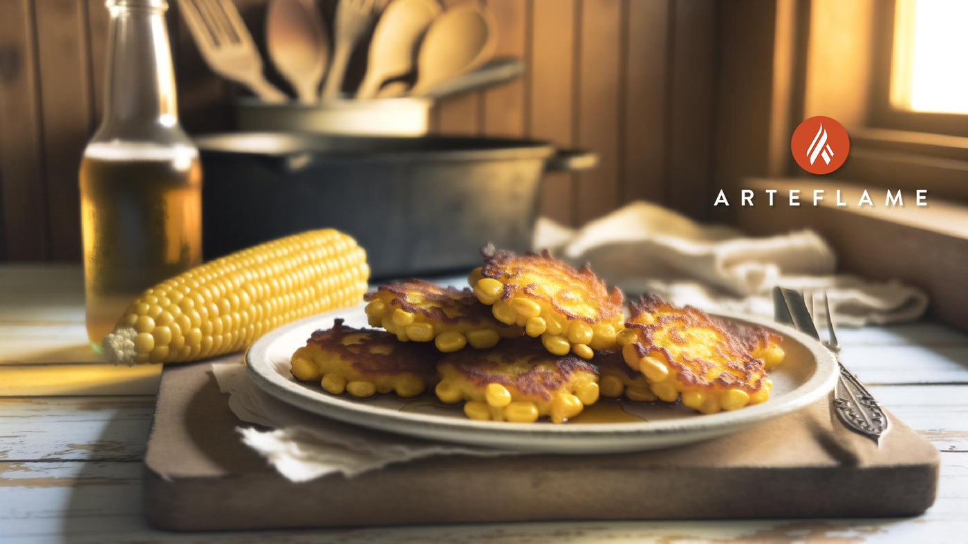 Michigan Grilled Sweet Corn Fritters