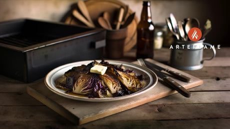Danish Charred Cabbage with Brown Butter on the Arteflame