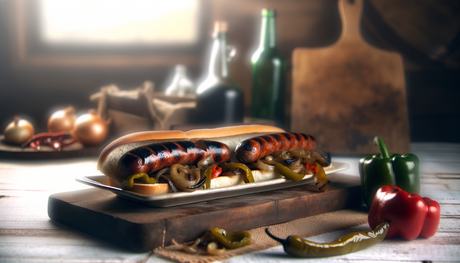 Grilled Italian Sausage with Peppers & Onions in Illinois